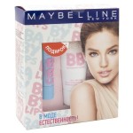 Набор, Maybelline (Мэйбеллин) 30 мл + 1.78 мл BB крем Дрим Фреш Мгновенное сияние натурально-бежевый + бальзам для губ Бейби Липс Интенсивный уход